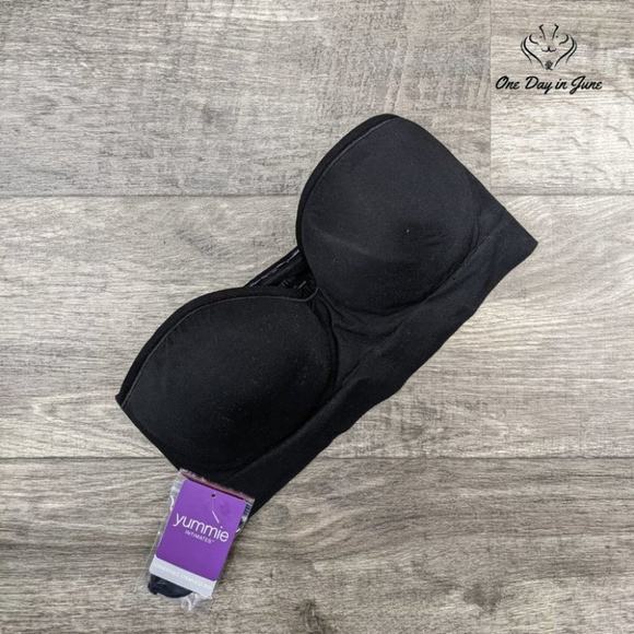 Yummie Intimates Seamless Wire Free Strapless Convertible Bra Size M - Picture 2 of 3